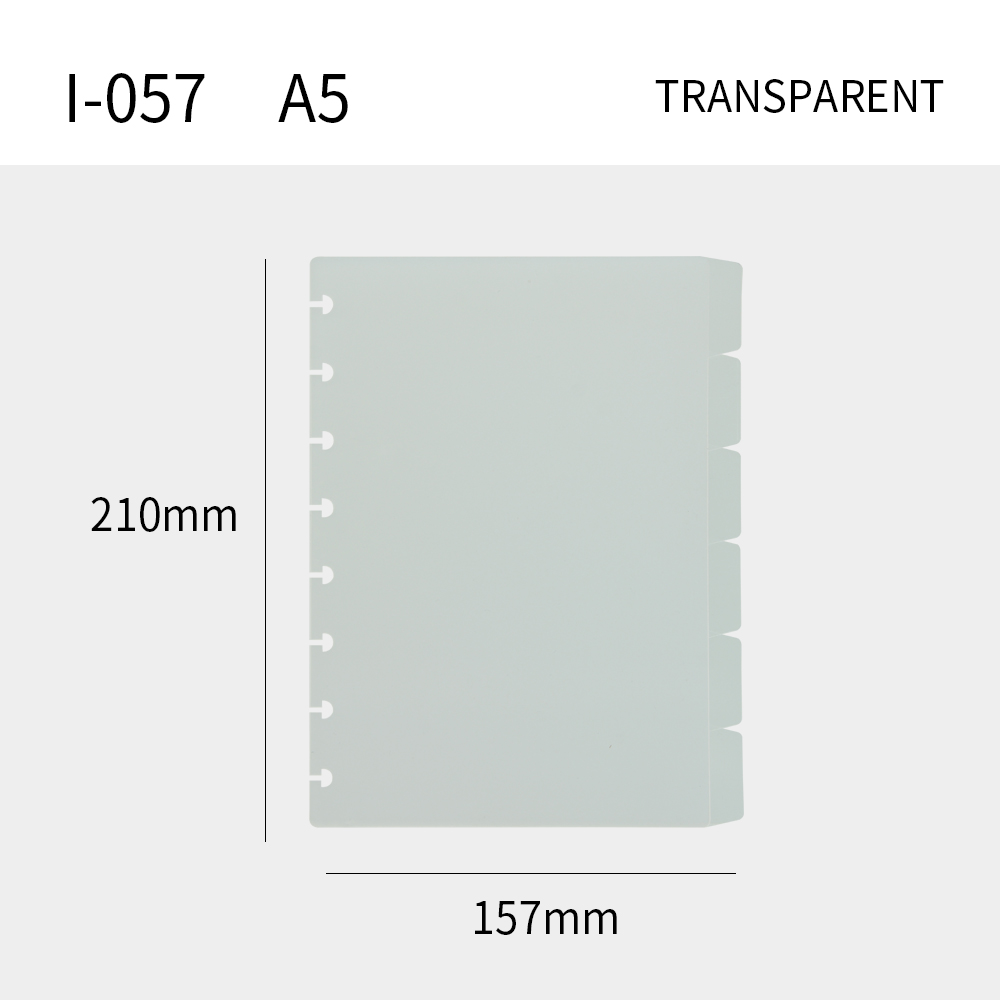 A5  Plastic,Transparent