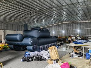 โมเดลรถถังเป่าลมขนาดยักษ์สำหรับใช้งานกลางแจ้ง รถถังเป่าลมแบบกำหนดเอง รถถังเป่าลมจำลองสำหรับโฆษณา - Product Image 6