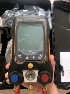 Hot Selling Testo 550s (order Number : 0564 5502) Kit with Wireless <b>Clamp</b>-on Thermocouple Probe for Digital Manifold - Product Image 6
