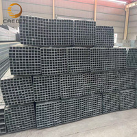 Tubo de Acero Cuadrado Galvanizado ASTM A500 de 4x4 Pulgadas (100x100mm) SHS, Perfil Hueco para Postes de Cercas y Construcción en Exteriores