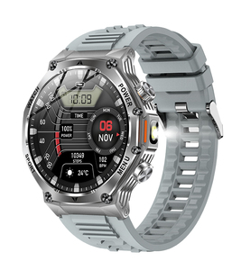 2025 AK82 Vòng Smartwatch 1.8 ''Màn Hình Với Đèn Pin Bt Cuộc Gọi Nhịp Tim Oxy Máu Người Đàn Ông Thể Thao Ngoài Trời Relojes Thông Minh Đồng Hồ - Product Image 3