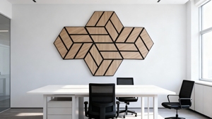 Panneaux acoustiques en polyester pour murs de bureau, <span class=keywords><strong>solution</strong></span> insonorisante pour murs intérieurs, design moderne pour hôtel, maison, absorption <span class=keywords><strong>acoustique</strong></span> - Product Image 5