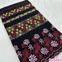 Nouvelle Dentelle de Coton Lafaya Tissu Africain Autriche Dentelle Lafaya Dentelle Voile Suisse Africaine Dubaï