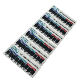 Etiqueta autoadesiva do indicador de temperatura do equipamento industrial vara na tira do termômetro - Product Image 6