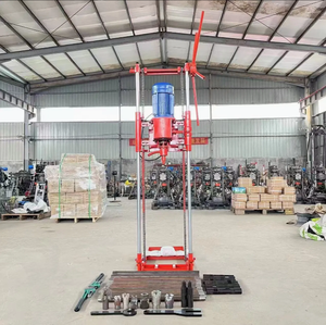 ポータブルハンドヘルド電動ボアホール30m 6HP水井戸掘削リグミニギアボックスベアリング設備農場土壌鉱石建設 - Product Image 6