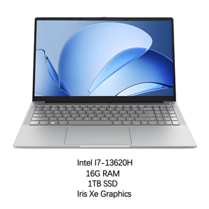 โน้ตบุ๊คธุรกิจพกพา รุ่นใหม่ E15H I7-13620H หน่วยความจำ 16G  SSD 1TB หน้าจอ 15.6 นิ้ว FHD กราฟิก Iris Xe ปรับแต่งได้ บาง เบา - Product Image 1