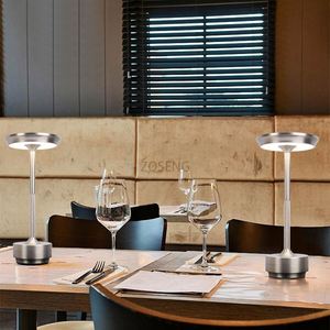 Modern Rechargeable LED <b>Table</b> <b>Lamp</b> Touch Sensor Night Light Reading <b>Wireless</b> Battery Dimmable Metal Shade Desktop <b>Lamp</b> Bedroom - Product Image 2