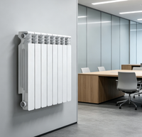 Échangeur de chaleur/radiateur en aluminium à conception flexible pour sécheur d'air, accessoires industriels pour système de chauffage extérieur