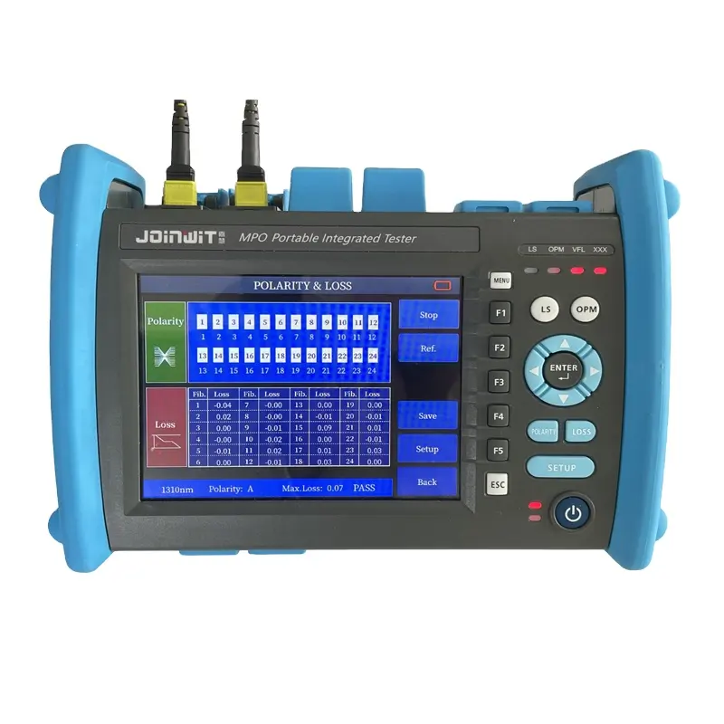 JW3502 MPO 12 çekirdek 24 çekirdek entegre test cihazı Fiber optik ekipman