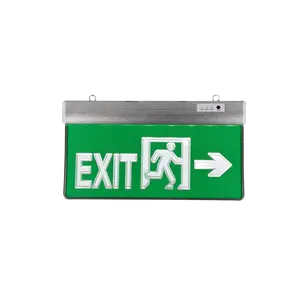 Aluminum Plastic Panel 3w Commercial Use LED SMD Emergency Exit Sign Light
