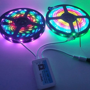 Controlador inteligente de luz Led WS2812B WS2811, controlador de píxeles de tira Led SP105E SP107E <span class=keywords><strong>SP108E</strong></span> SP110E <span class=keywords><strong>WIFI</strong></span>/música, DC5-24V - Product Image 1
