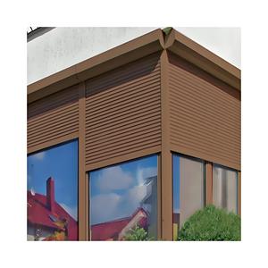 Persiana enrollable eléctrica inteligente, ventana de aleación de aluminio con persiana enrollable <span class=keywords><strong>Blackout</strong></span> Zebra acabada con función de aislamiento térmico - Product Image 1