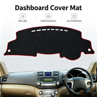 Cubierta para el Tablero de Toyota Highlander Kluger 2008-2013, Accesorios para Auto, Cubierta Protectora para el Tablero con Función Antideslizante