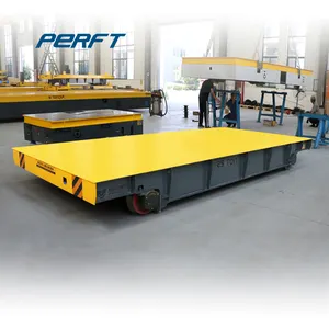 motorized rail transfer cart for die plant cargo handling 20 tons trolley