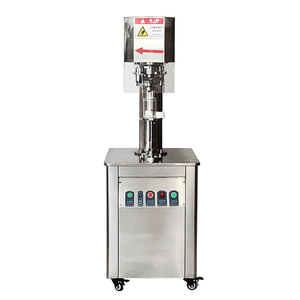 Machine de scellage semi-automatique rotative pour canettes de boissons, bouteilles de soda, emballages en verre polyvalents, scellage pneumatique des canettes - Product Image 5