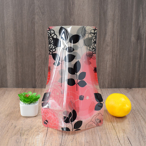 PE PET Eco Friendly Material Soft Flower Vase <b>Bag</b> Foldable Collapsible Transparent Bouquet <b>Packaging</b> <b>Bag</b> for Wedding Decor - Product Image 2