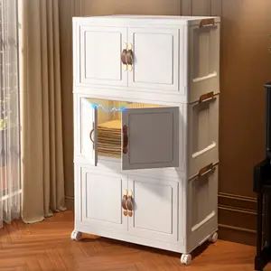 Modern Customizable with Easy-to-clean Adjustable Versatile Foldable Versatile Foldable Storage Cabinet for Various Settings