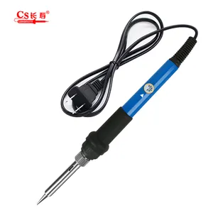 High quality total electric soldering iron 60 w solder station iron with non-slip plastic silicone