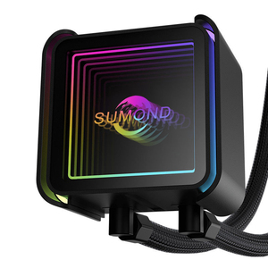 SM-360W/B-F4 Factory Price 360MM ARGB CPU PC Water Cooling Radiator Magnetic <b>Pump</b> Head Cooler for Gaming Green Cpu Cooler - Product Image 2