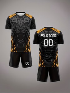 Nuevo Conjunto de Camiseta de Fútbol con Estampado de Tigre, Transpirable y que Absorbe la Humedad, para Entrenamiento y <span class=keywords><strong>Partidos</strong></span> de Club - Product Image 1