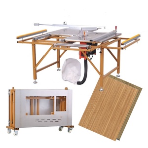 12 Milling Heads Sliding Table Saw Semi Automatic Board Cutting Milling Saw - Product Image 1