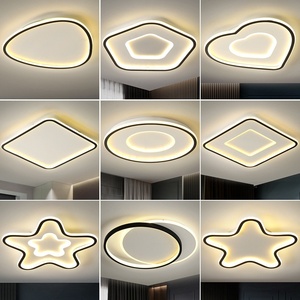 Lámpara de Techo LED Nórdica Moderna con Control Remoto, Material Acrílico, CA 85-265V, Garantía de 10 Años para Iluminación de Hogar, Oficina y Dormitorio - Product Image 1