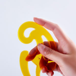 Outil de dessin économique de règle de modèle de courbe française de conception de grand nuage pour l'approvisionnement de dessin d'école des étudiants - Product Image 3