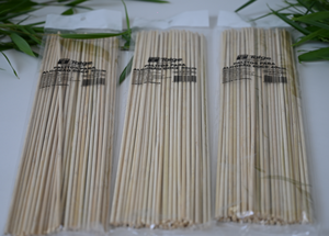 Fabricante al por mayor desechable 40cm palitos de bambú de malvavisco bastoncillos de algodón sin punta bastoncillos - Product Image 4