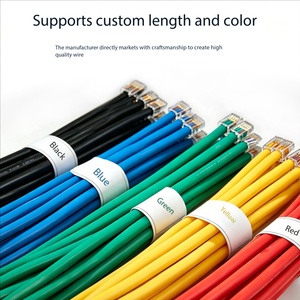 Cat6A Ultra Thin Ethernet <strong>Cable</strong> Oxygen Free Copper Network <strong>Cable</strong> 10G 2.8mm Jumper <strong>Broadband</strong> Computer High Speed Link <strong>Cable</strong> - Product Image 6