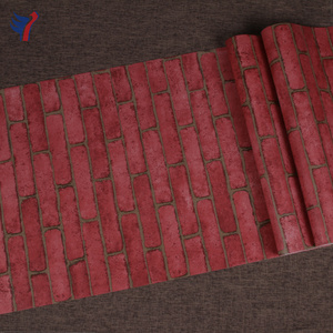 Jinyi — <span class=keywords><strong>papier</strong></span> <span class=keywords><strong>peint</strong></span> adhésif avec Logo personnalisé, <span class=keywords><strong>brique</strong></span> <span class=keywords><strong>rouge</strong></span>, éplucheur, pour Garage, Restaurant, H1073 - Product Image 1