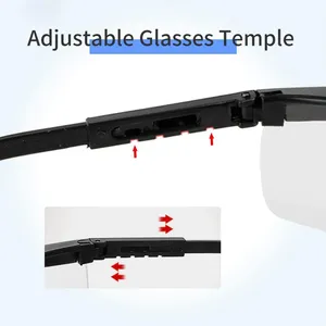 Lunettes de protection pour la sécurité au travail, lunettes industrielles anti-éclaboussures, anti-vent, anti-poussière, verres transparents, outils professionnels pour les ongles - Product Image 6