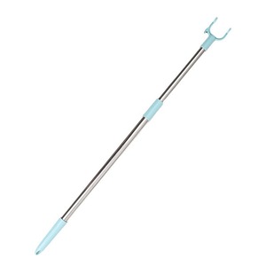 Telescopic Aluminum Clothes Drying Rod With Hook For Home Balcony Use - Product Image 2