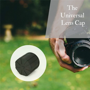 Cheap Black Silicone Protective Lens-Cap, Universal Cover for Kinds of Models <b>Camera</b>, Stretch Fit, Element Proof - Product Image 2