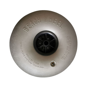 Roues de <span class=keywords><strong>ballon</strong></span> gonflable en PU pour la pêche, expédition gratuite de haute qualité, grande, 16 ", pour Surf de plage, <span class=keywords><strong>remorque</strong></span> de chariot - Product Image 1