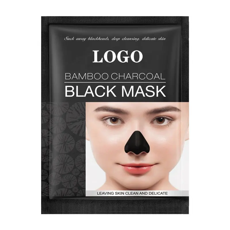 China Supplier Custom Logo Face Skin Care Peel Off Mask Bamboo Charcoal Black Mask