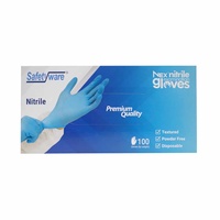 Gants d'examen en nitrile sans poudre bleu violet personnalisés 100 PCS/boîte Gants de sécurité jetables non en latex pour la vente en gros