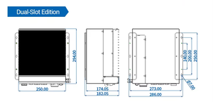 คอมพิวเตอร์อุตสาหกรรมรุ่นใหม่ 2 ช่อง PCI รองรับการ์ดจอ PCI-E X16  ซีพียู I3-12100/I5-12400/I7-12700/I9-12900 แรม DDR5  จัดเก็บข้อมูลด้วย SSD/HDD  รองรับการ์ดแสดงผล Vision GC300 - Product Image 5