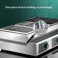 Nouvelle Machine Commerciale Électrique à Plaque Unique pour Takoyaki (Boulettes de Poulpe) avec Garantie 1 An pour Vendeurs de Rue, Plaque de Cuisson, Vente en Gros