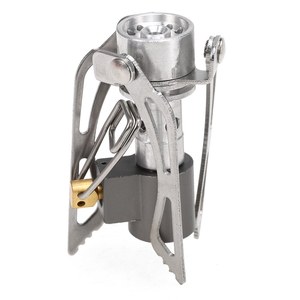 Süper hafif Mini cep açık pişirme brülör katlanır kamp gaz sobası 3000W - Product Image 2