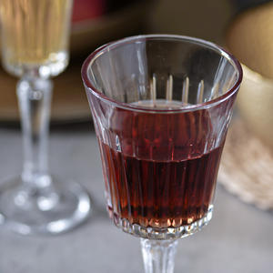 Оптовая продажа креативные хрустальные толстые винтажные бокалы в Вертикальную Полоску с тиснением бокалы для шампанского флейты в рубчик - Product Image 6