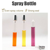 Flacon de parfum en verre tubulaire de 35 ml et 30 ml, couleur argent, vaporisateur à pompe, crème de soin de la peau, gouttes pour les yeux, estampage à chaud, vente chaude