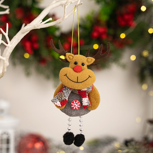 DAMAI Sanhao Magnifiques décorations de Noël en tissu vintage, ornements suspendus, cadeau de Noël tendance, décoration de la maison, luxe - Product Image 4