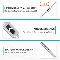 Poignée de clé à tarauder réglable, porte-tarauds, outils de taraudage et d'alésage pour le travail des métaux, clé à tarauder en alliage de zinc M3-M12 M2-M6 1/2 3/4