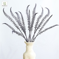 Bunga Plastik Buatan Desain Baru Foxtail Jolie Yarn Salvia Japonica Astilbe untuk Tema Pernikahan Biru