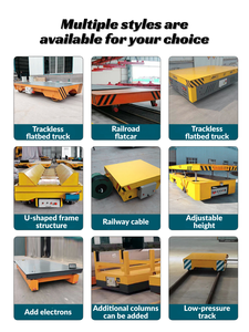 Factory Floor Operations Electric Transfer Cart 10T 20T 30T Anti-Slip Platform Trackless Transfer Cart for <strong>Material</strong> <strong>Transport</strong> - Product Image 5