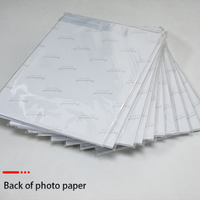 Papier photo autocollant brillant de qualité supérieure pour fabricants, 150 g/m², 4R 5R, imperméable, à peler et coller