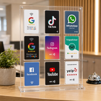 Échantillon Gratuit : Mini-Tag NFC NTAG215 Personnalisé avec Code QR pour Contrôle d'Accès, Carte Google, Réseaux Sociaux (Facebook, TikTok) et Cartes de Visite RFID