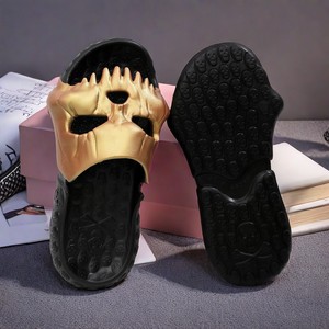 EVA Printing Funny Face slides pantoufles sandales slide personnalisées pour hommes - Product Image 4