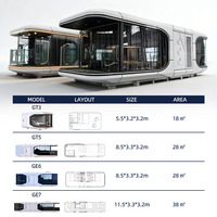 Fabricant chinois de maisons préfabriquées en acier, modulaires, portables, modernes, de luxe, pour hôtels, villas, chambres à coucher, capsules spatiales