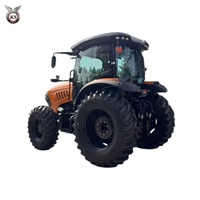 Tracteur agricole à roues KESHENG série TD 100-160 CV, châssis robuste et écologique, longue durée de vie, automatique